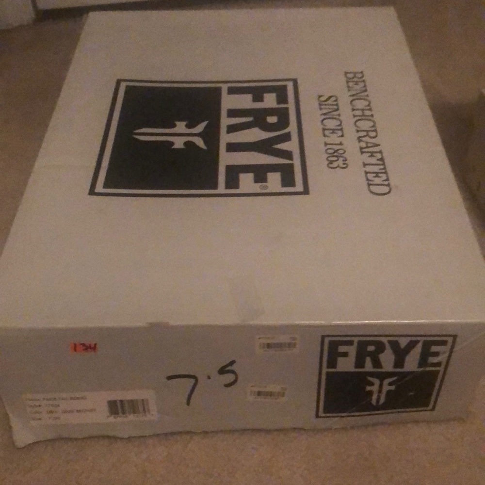 Frye Paige Tall Riding Boots Dark Brown.